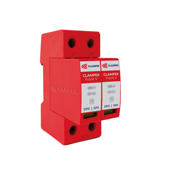 DPS CLAMPER Front V Bipolar 175V 30KA com Sinalização Remota (SR) - Protetor contra surtos para quadros elétricos Classe II 027284